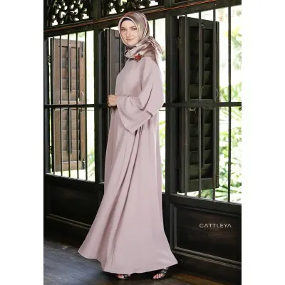 RAUDHAH ABAYA - NATURAL (10)